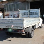 Camion per consegna lavori in ferro